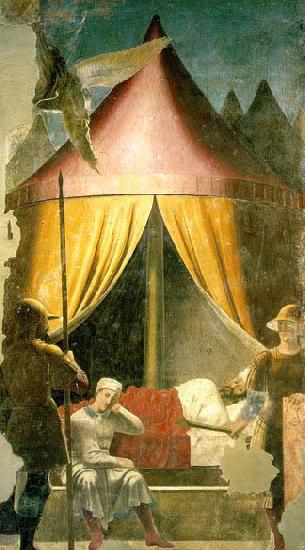 Piero della Francesca Constantine-s Dream oil painting picture